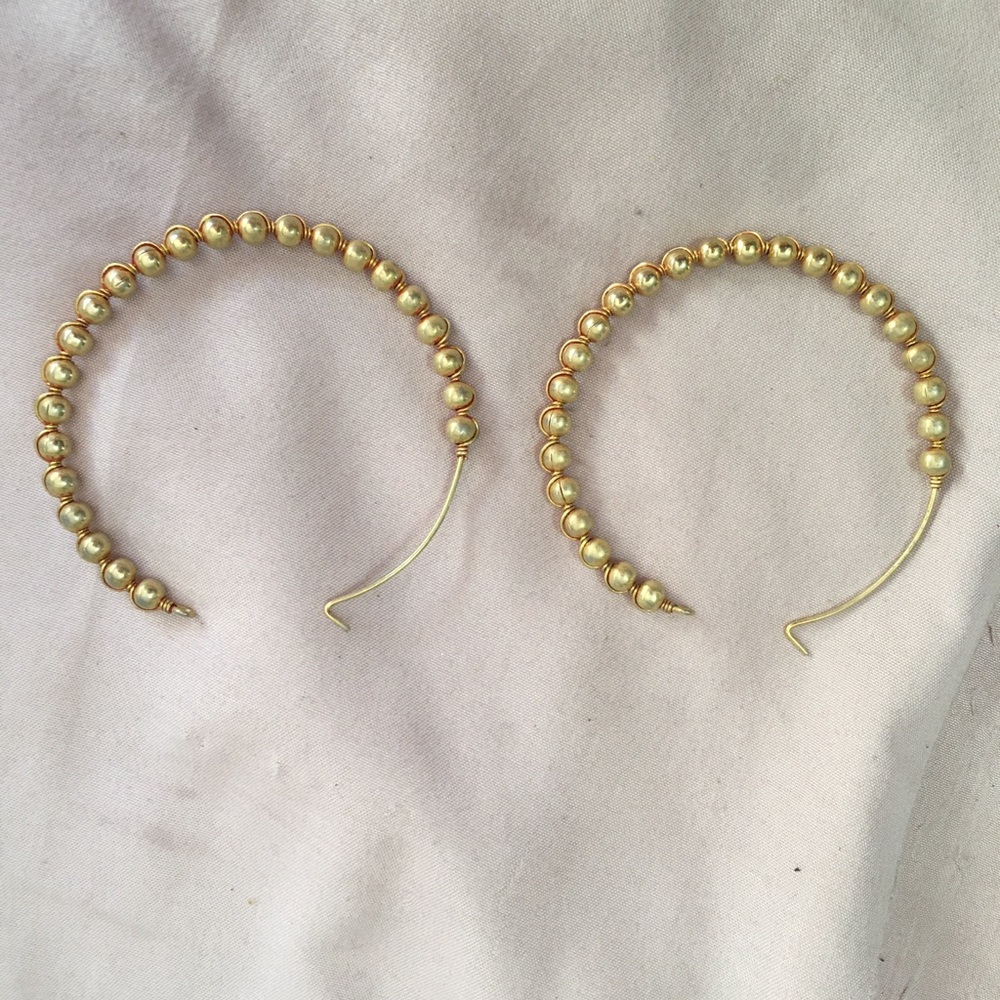Gold color hoops